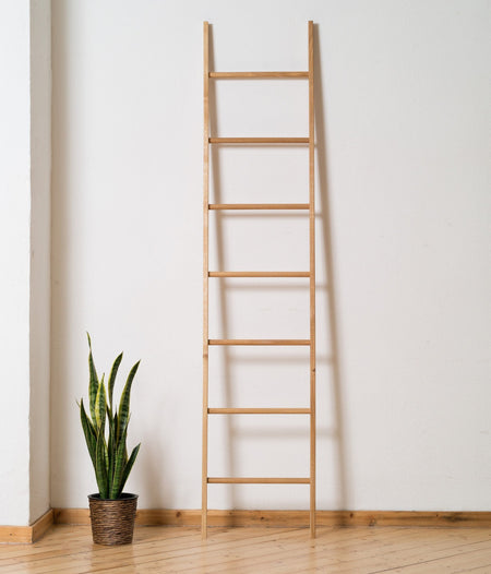 Kleiderleiter 212 cm lang Eiche