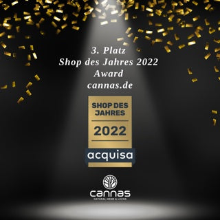 cannas.de gewinnt den Platz 3. beim Shop des Jahres Award  von Acquisa