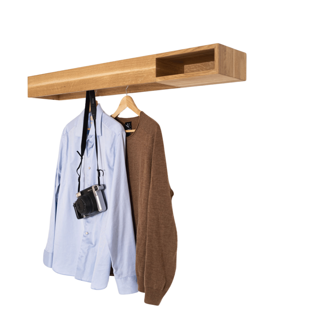 Garderobe GA2 aus Eiche Massivholz