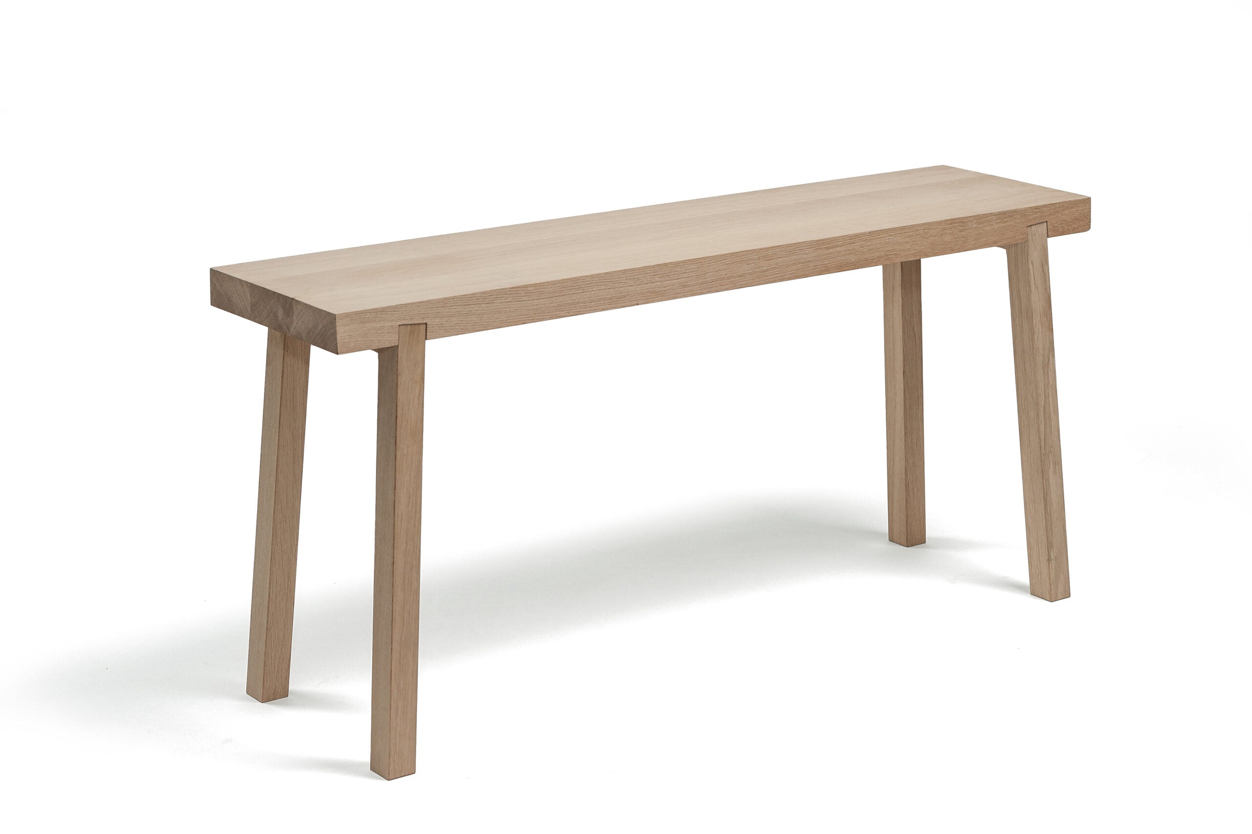 Holzbank aus massiver Eiche von Side by Side