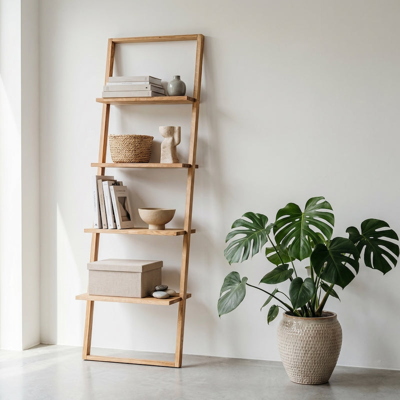 Regal RELA aus Massivholz Eiche Lifestylebild
