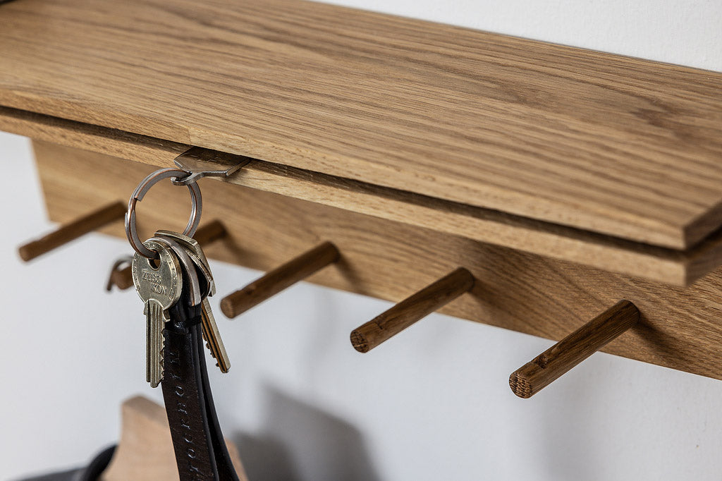 Schlüsselbrett EMIL mit Garderobe