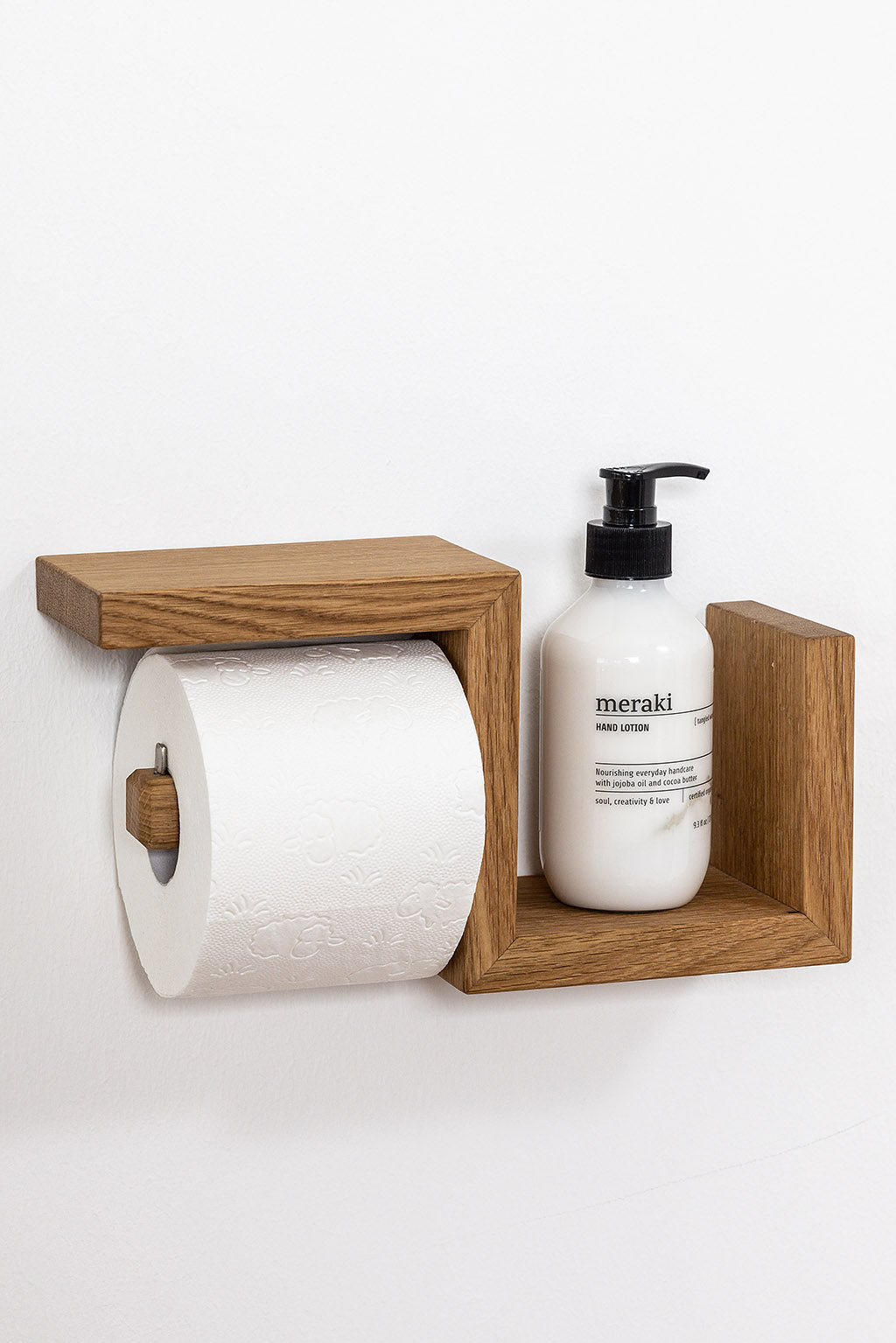 Toilettenpapierhalter BEN aus Eiche