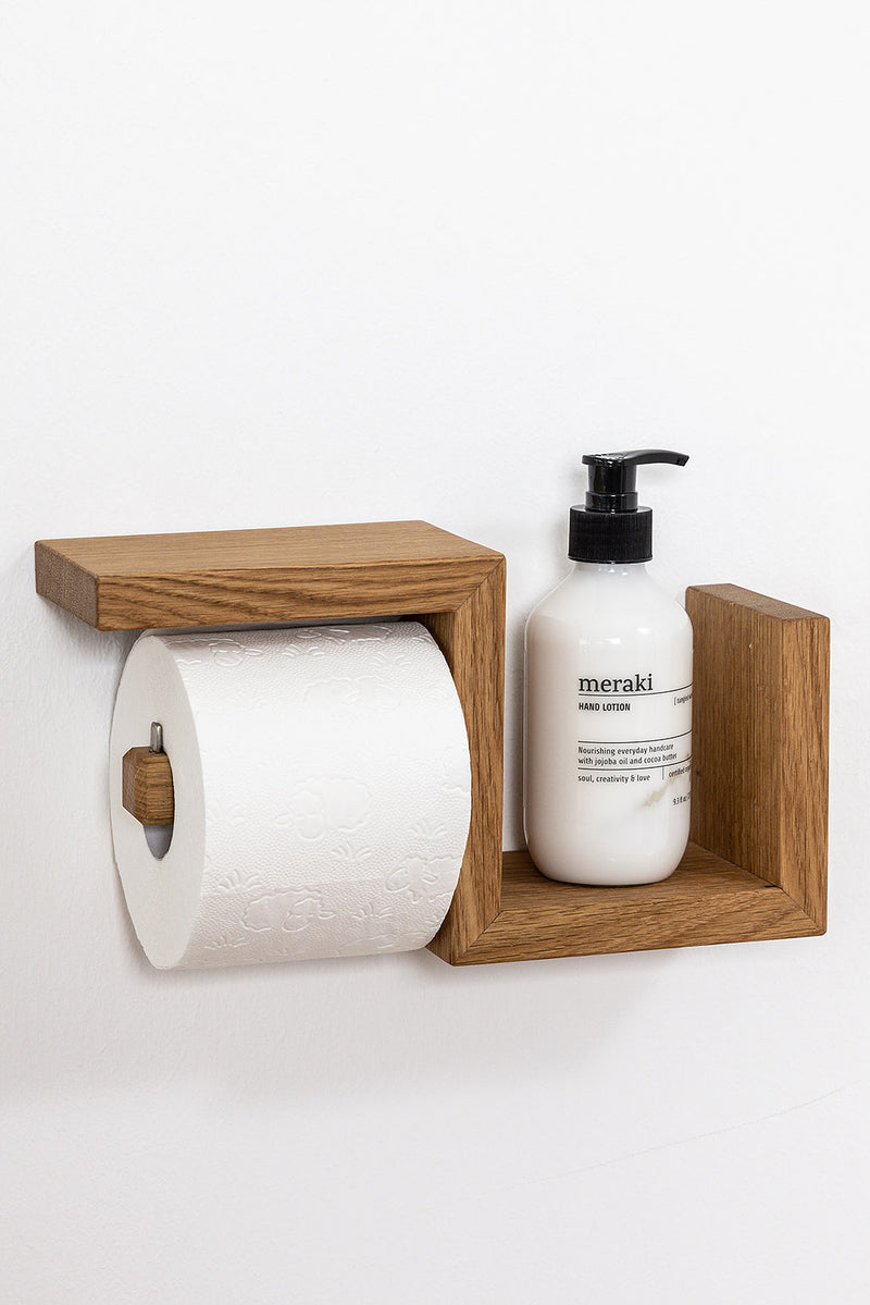 Toilettenpapierhalter BEN aus Eiche