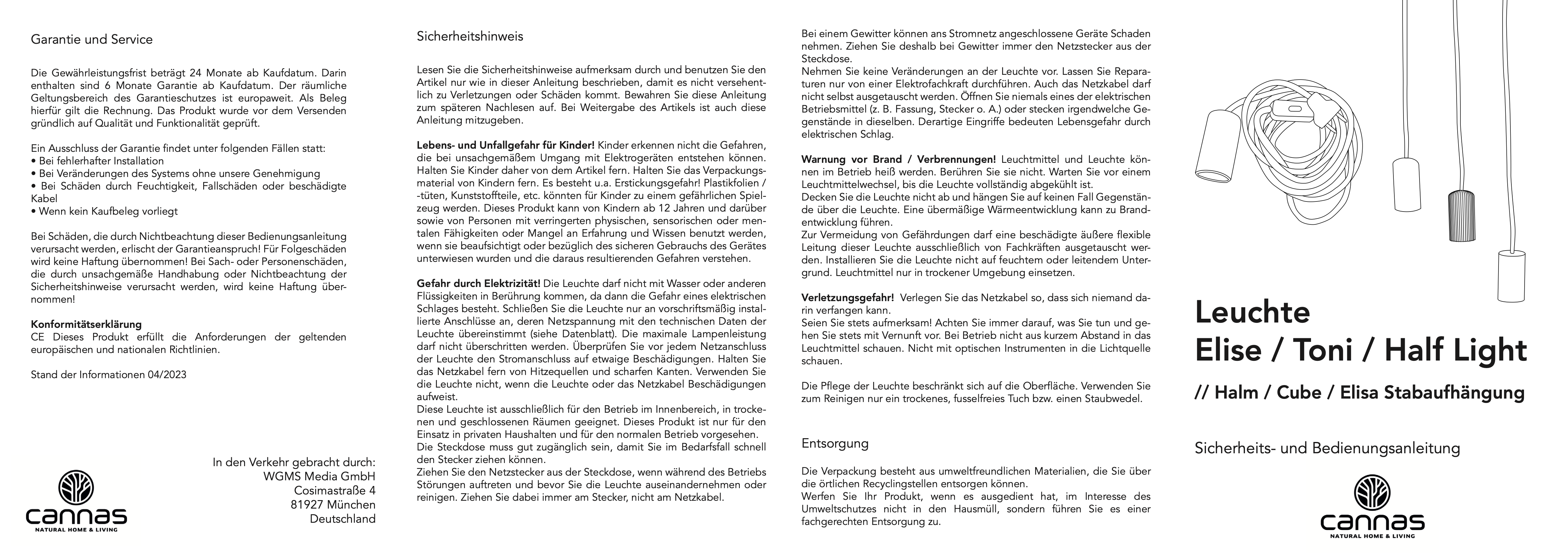 Stehleuchte HALM aus massiver Eiche