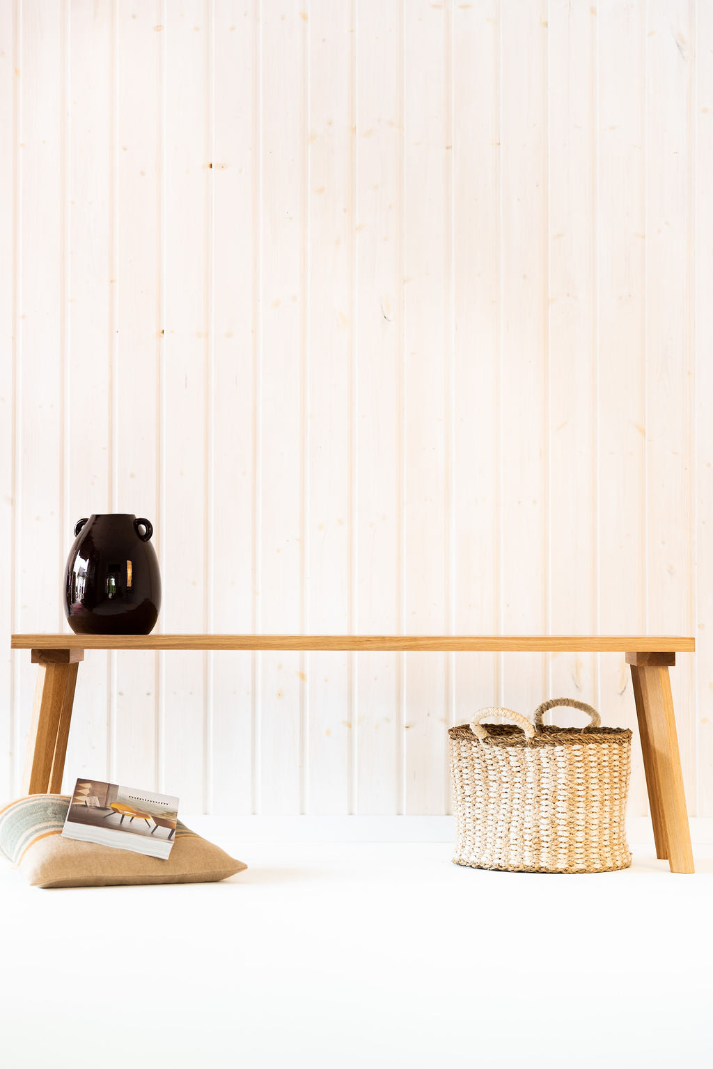 Holzbank BENT 140 cm von cannas