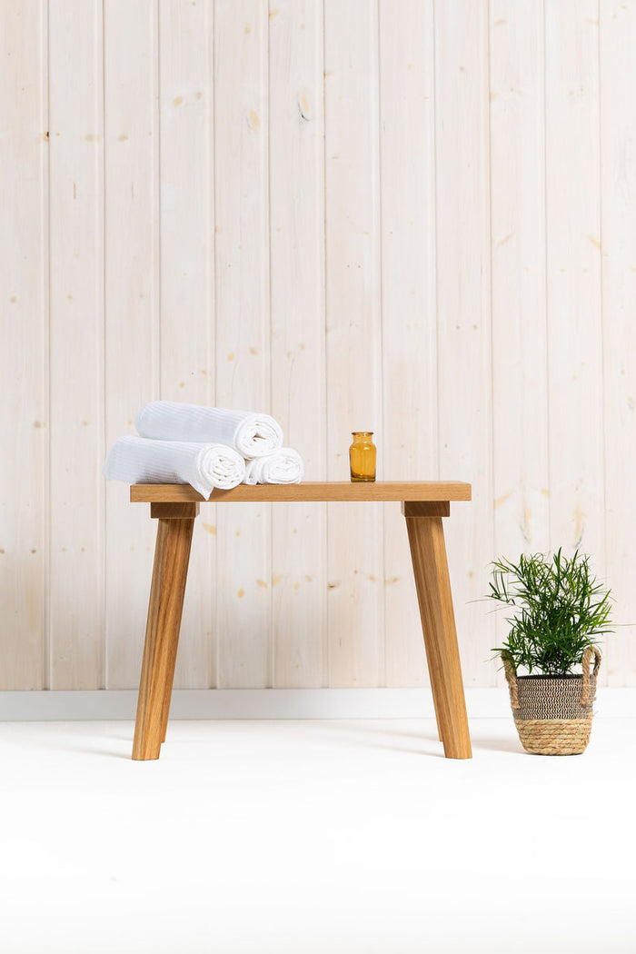 Holzbank BENT 60 cm von cannas.de