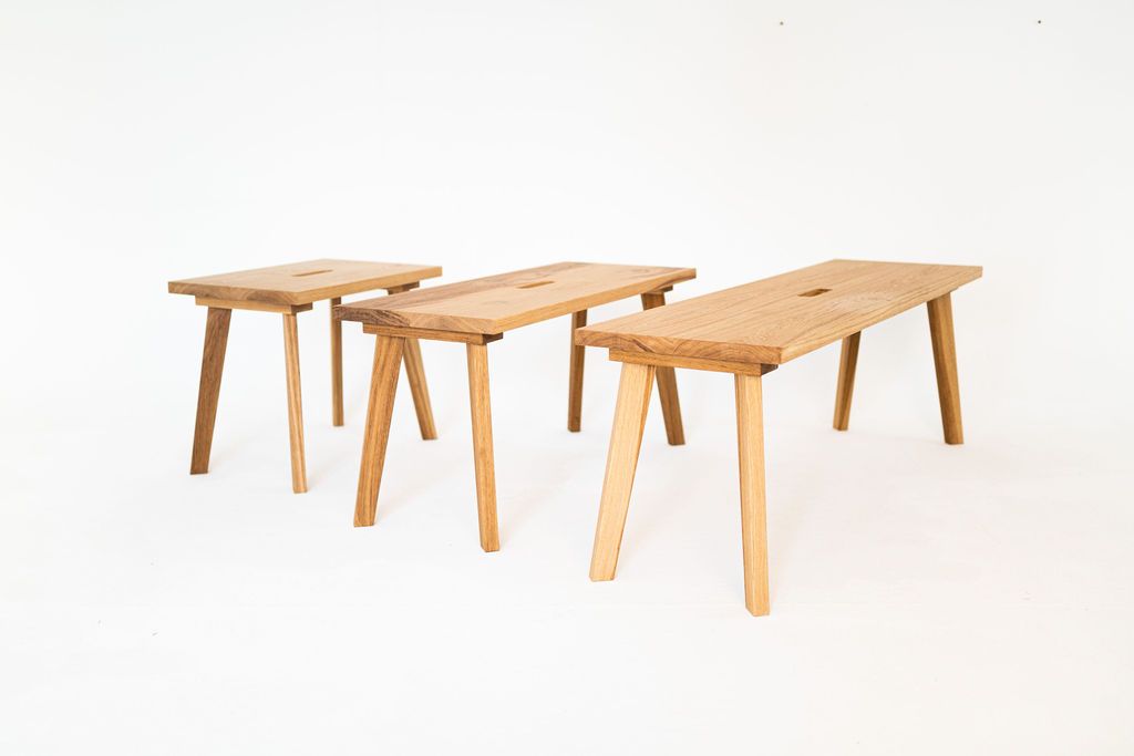 Holzbänke Serie BENT
