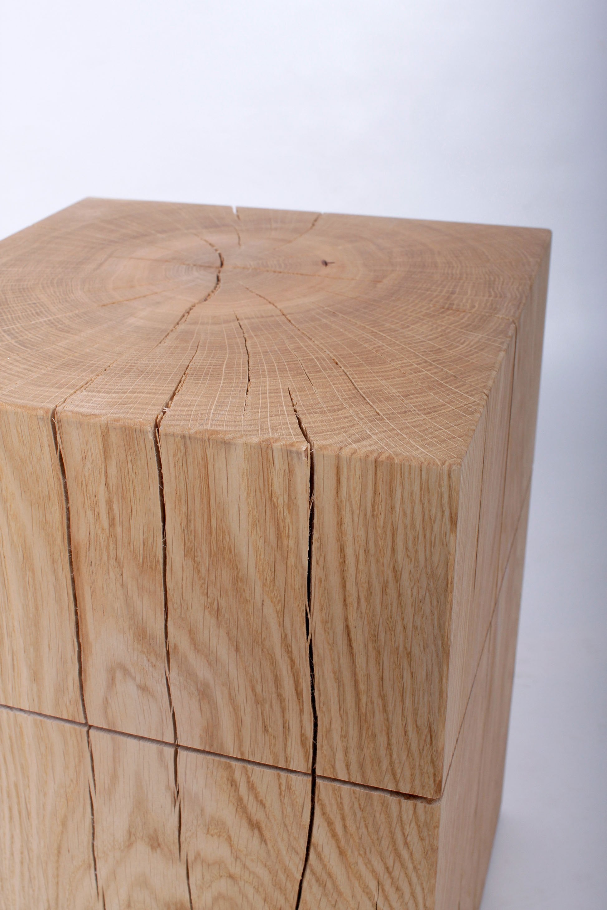 Hocker MAHO Eichenholz